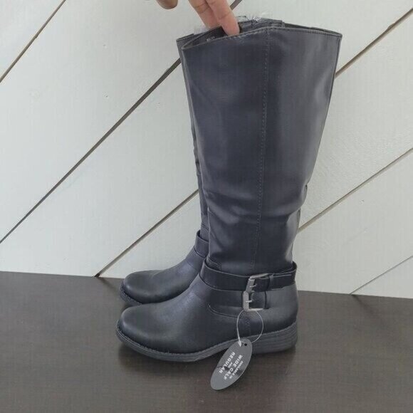NEW Style & Co Maliaa Size 6.5 Black Knee-High Boots Womens - Picture 2 of 10